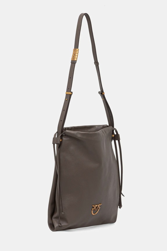 Pinko torebka skórzana 104359.A0QO szary AW25