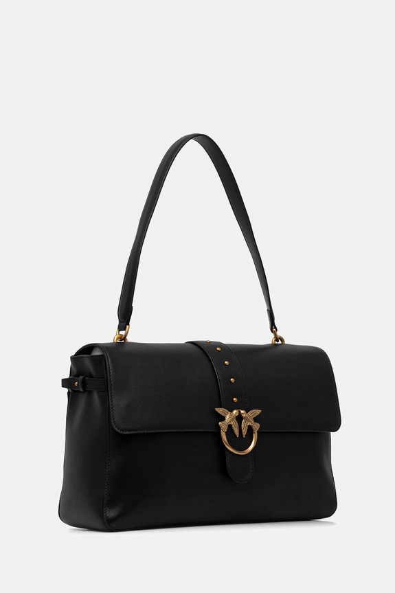 Kožna torba Pinko 105067.A0QO crna AW25