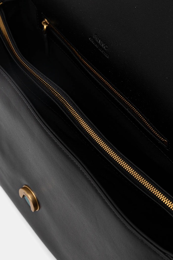 Kožna torba Pinko crna 105067.A0QO