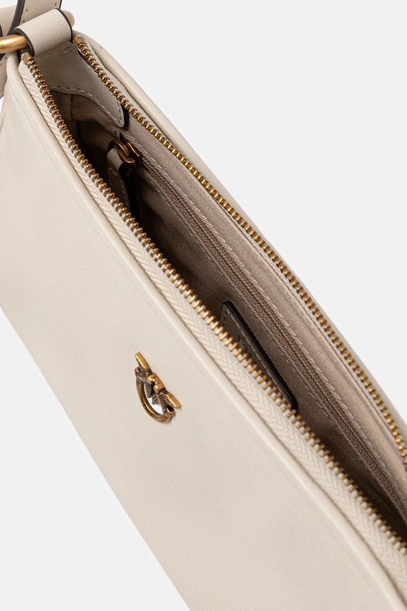 Pinko borsa a mano in pelle Horizontal 105069.A0QO beige