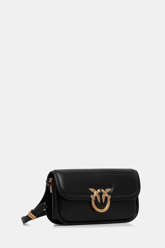 Pinko torebka skórzana Horizontal 105083.A26L czarny AA00