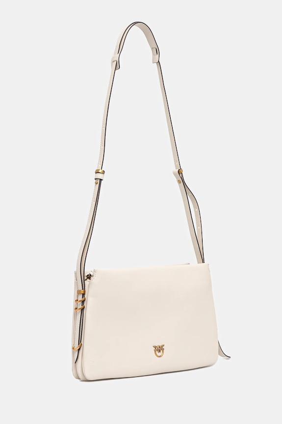 Pinko geantă de piele 105161.A0QO bej AW25