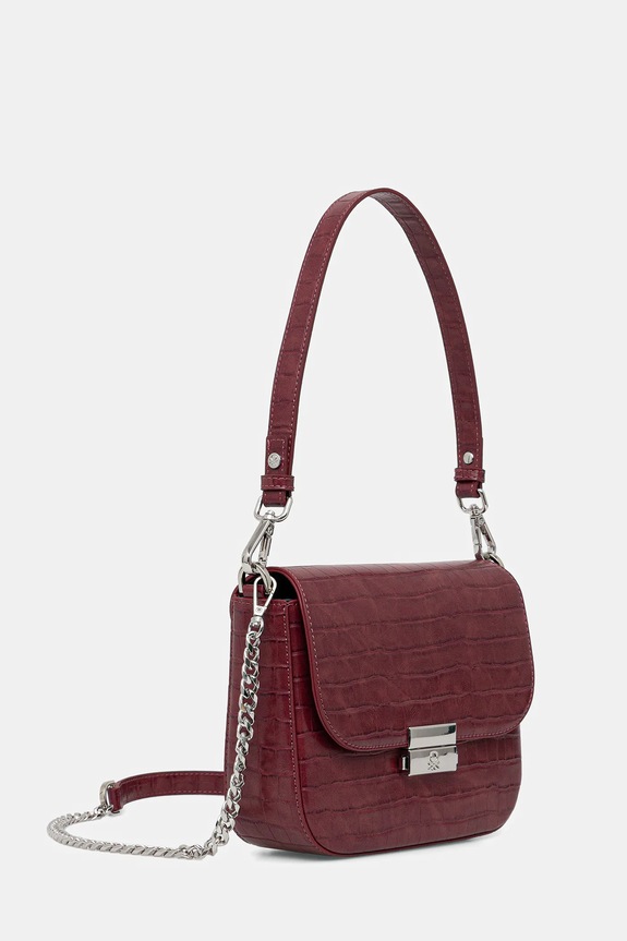 Τσάντα United Colors of Benetton 62Y9DY07Y κόκκινο AW25