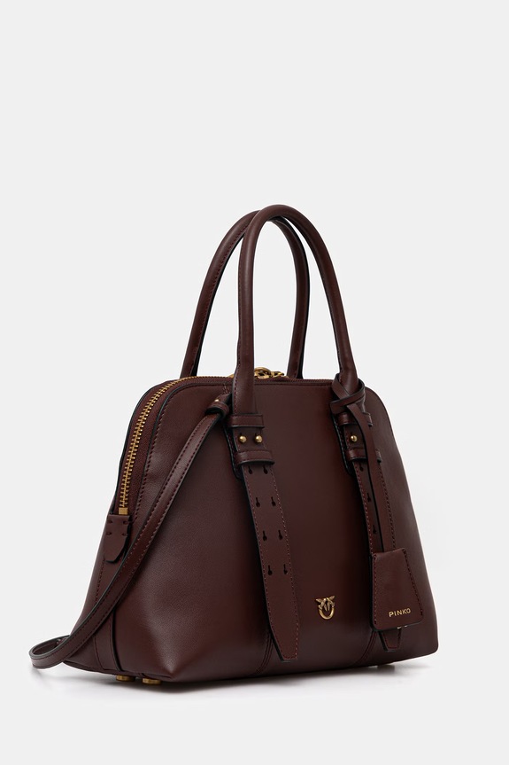Pinko poșetă de piele 105906.A0QO maro AA00
