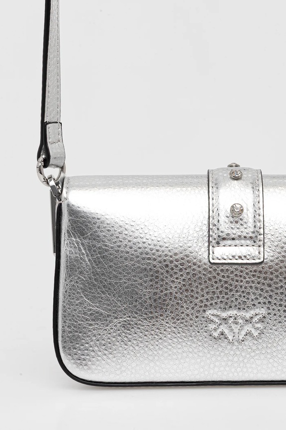Accessori Pinko borsa a mano in pelle 105353.A2WD argento