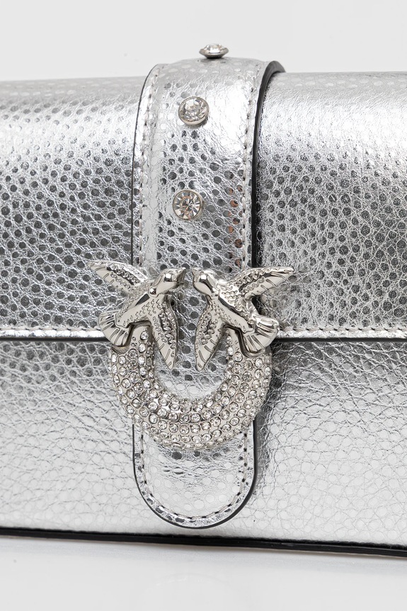 Pinko borsa a mano in pelle argento 105353.A2WD
