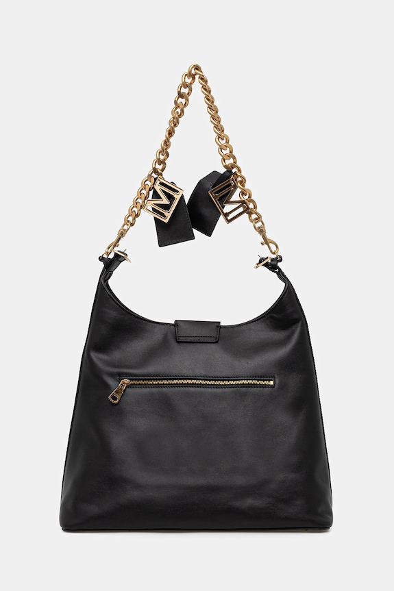 Akcesoria Marciano by Guess torebka skórzana 5YGZ05.7330A czarny