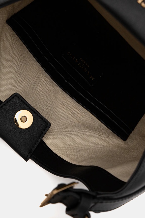 Marciano by Guess torebka skórzana 5YGZ05.7330A czarny