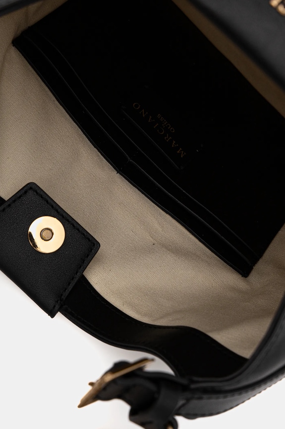 Marciano by Guess torebka skórzana 5YGZ05.7330A czarny