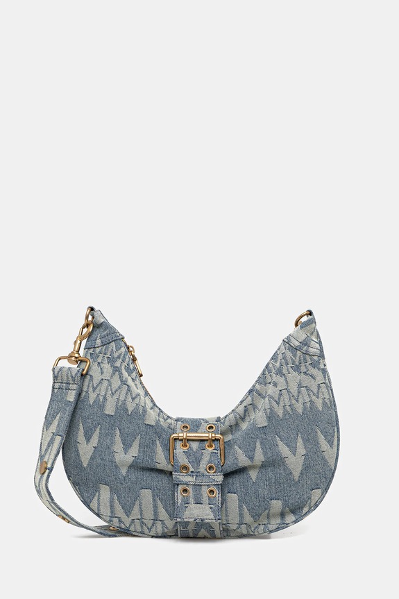 Marciano by Guess torebka nie mieści A4 granatowy 5YGZ07.7365A