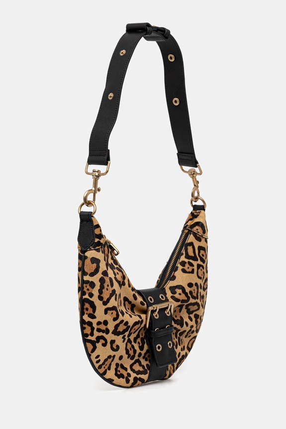 Marciano by Guess geantă de piele 5YGZ07.7367A bej AW25