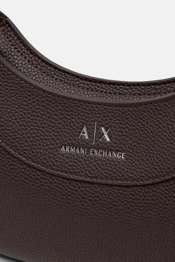 Armani Exchange torebka crossbody damska z imitacji skóry brązowy 942883.CC783.