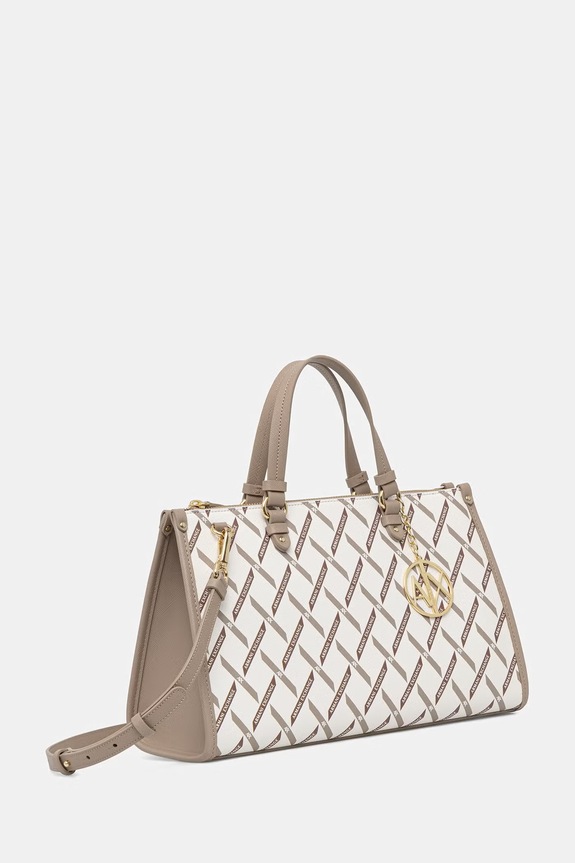 Armani Exchange сумка-шоппер для женщин из искусственной кожи XW000400.AF17155 бежевый AA00