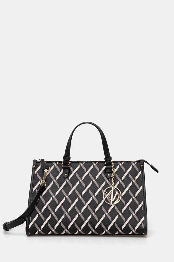 Armani Exchange torebka nie mieści A4 czarny XW000400.AF17155