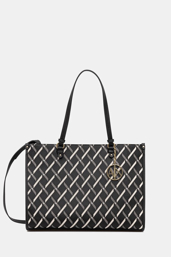 Armani Exchange torebka mieści A4 czarny XW000927.AF17155