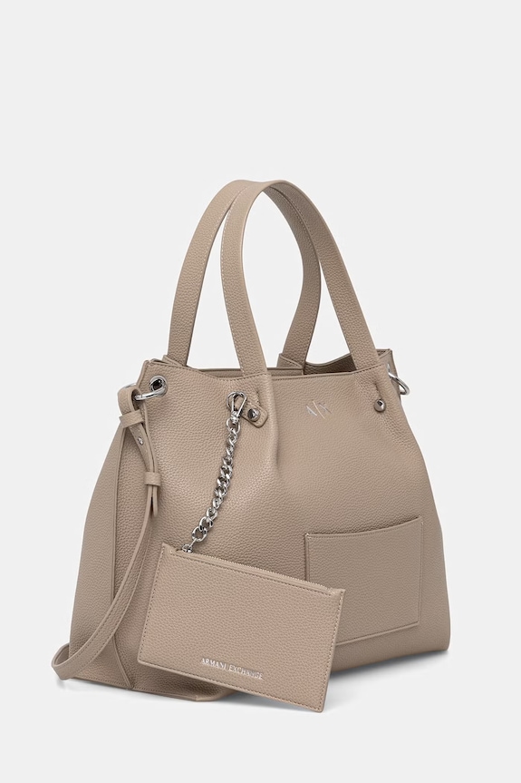 Armani Exchange сумка tote для женщин из искусственной кожи XW001211.AF15625 бежевый AA00