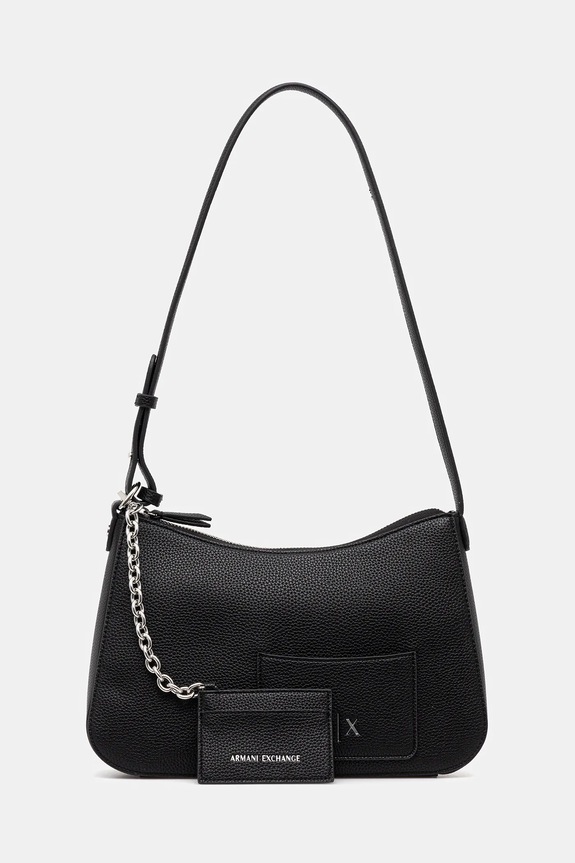 Armani Exchange torebka nadruk czarny XW001213.AF15625