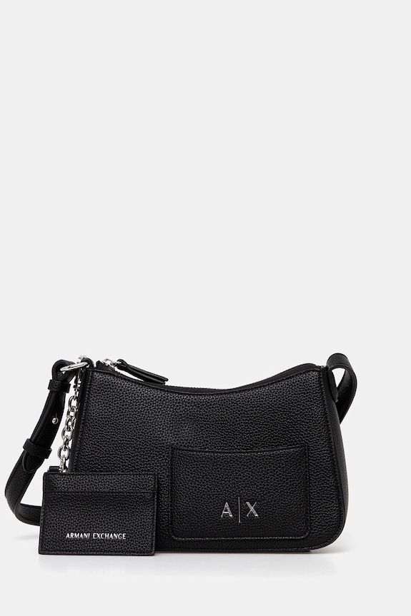 Armani Exchange torebka nie mieści A4 czarny XW001571.AF15625