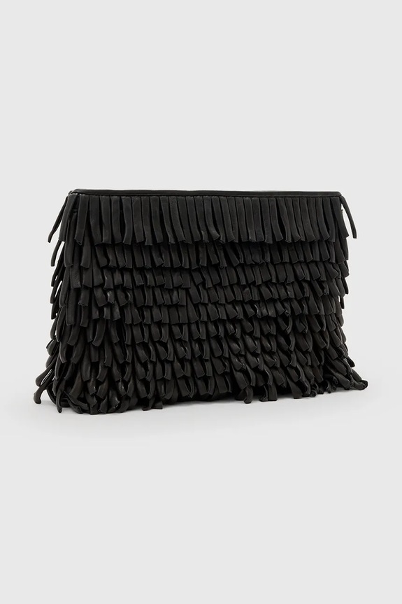 AllSaints torebka skórzana BETTINA W448XC czarny AW25