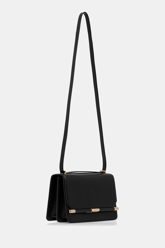 Victoria Beckham torebka skórzana B325AAC006648A czarny AW25