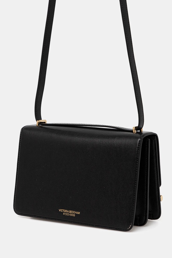 Akcesoria Victoria Beckham torebka skórzana B325AAC006648A czarny