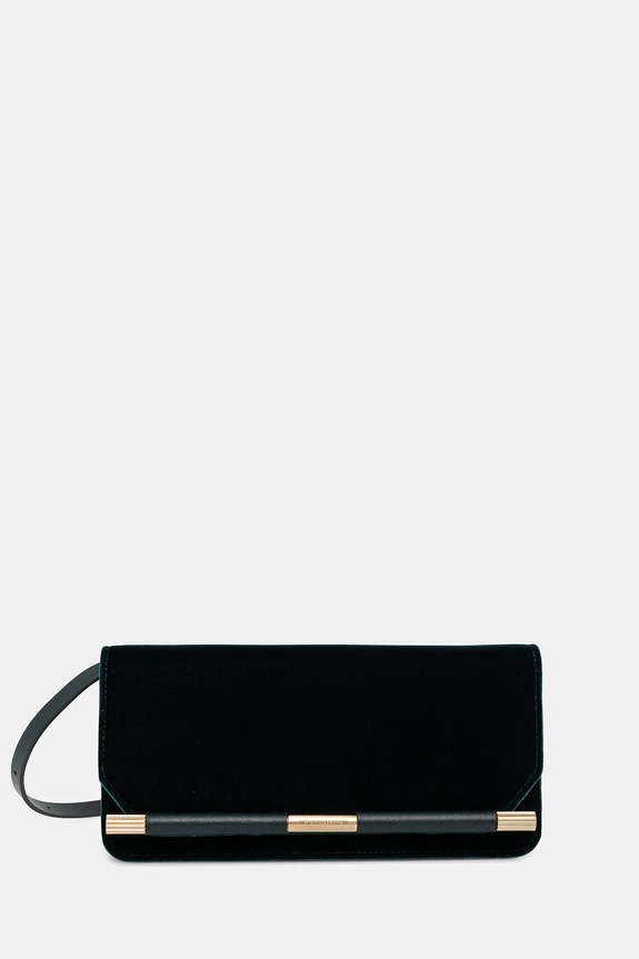 Torba Victoria Beckham bez uzorka zelena B325AAC006650A