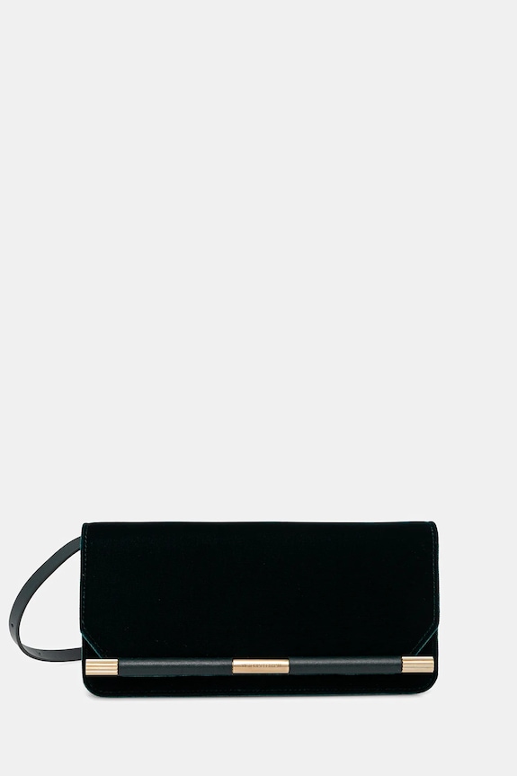 Torba Victoria Beckham bez uzorka zelena B325AAC006650A