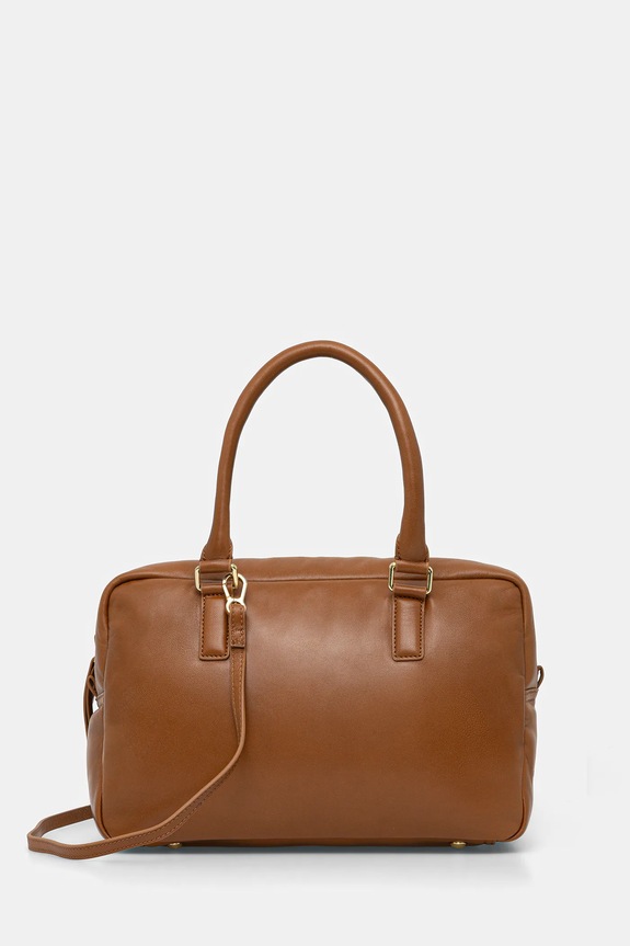 Kožna torba Stand Studio Alexa bez uzorka smeđa 66300.7010