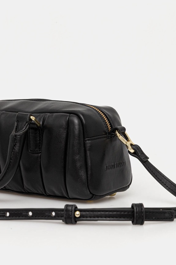 Αξεσουάρ Δερμάτινη τσάντα Stand Studio Jemima 66533.7010 μαύρο