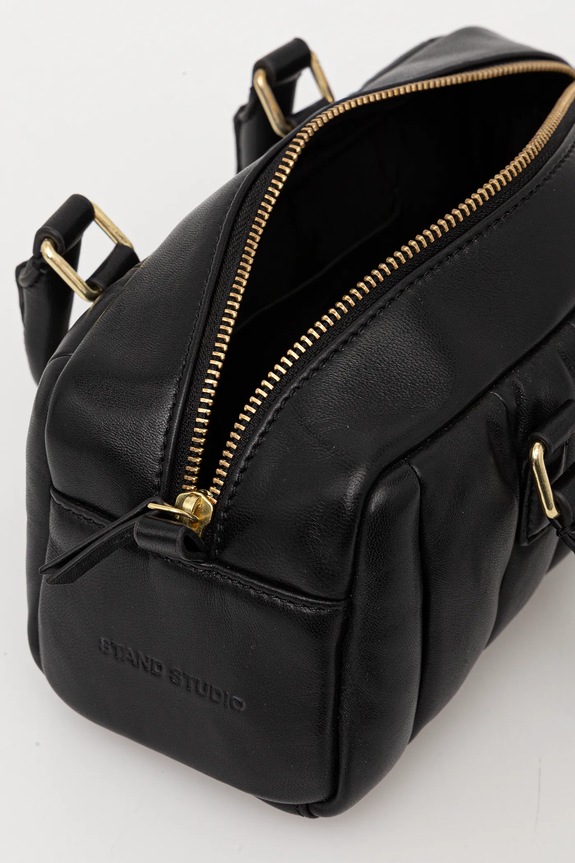 Δερμάτινη τσάντα Stand Studio Jemima 66533.7010 μαύρο