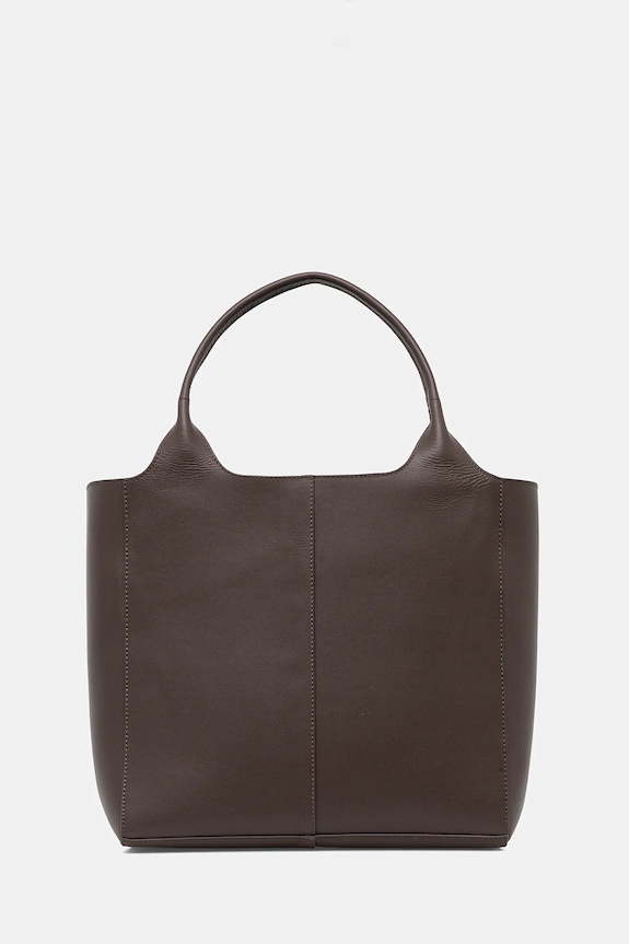 Stand Studio leather handbag Lois strapless brown 66534.7990