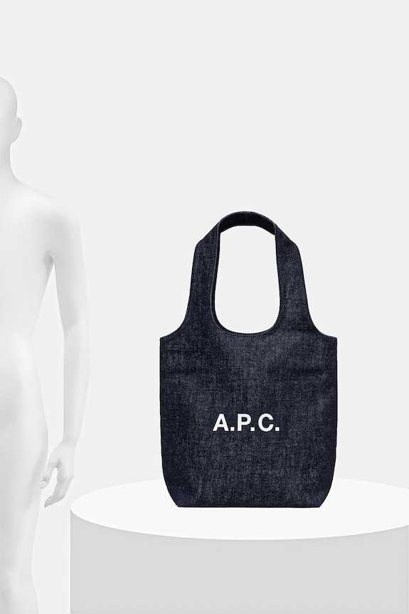 Хлопковая сумка A.P.C. tote ninon small COHIZ.M61861