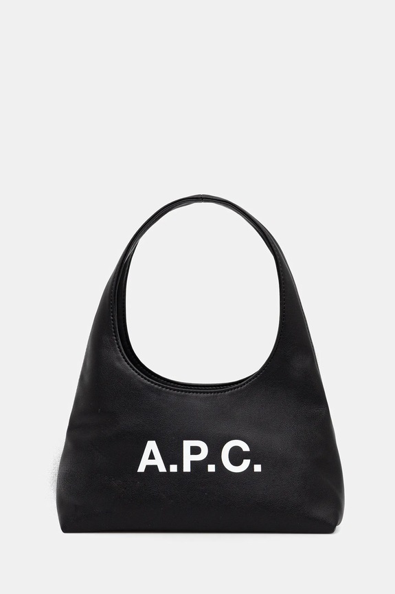 Τσάντα A.P.C. baby ninon shoulder συνθετικό μαύρο PUAAT.F67027