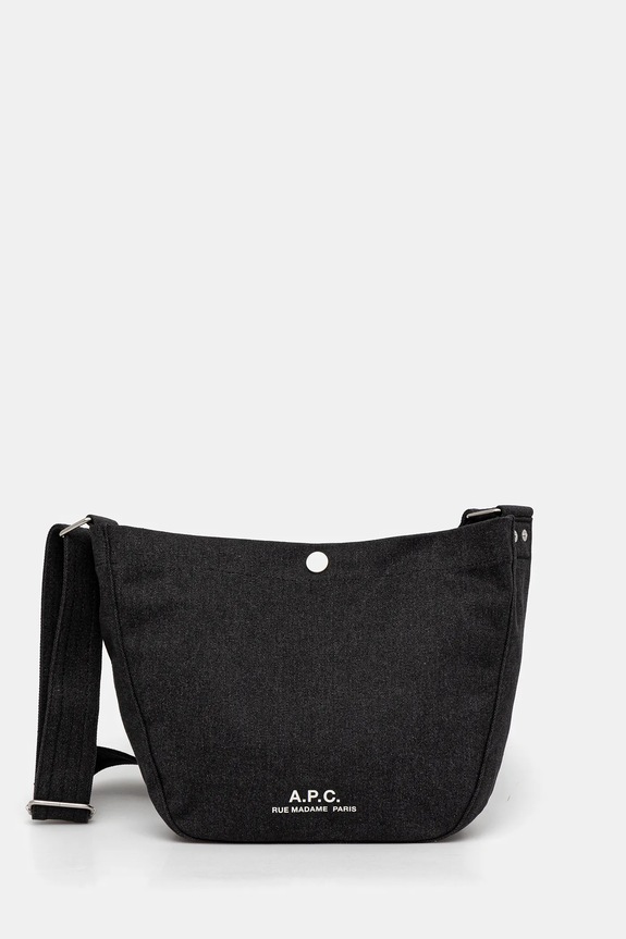A.P.C. geantă besace journal small uni negru PSAJZ.M67010