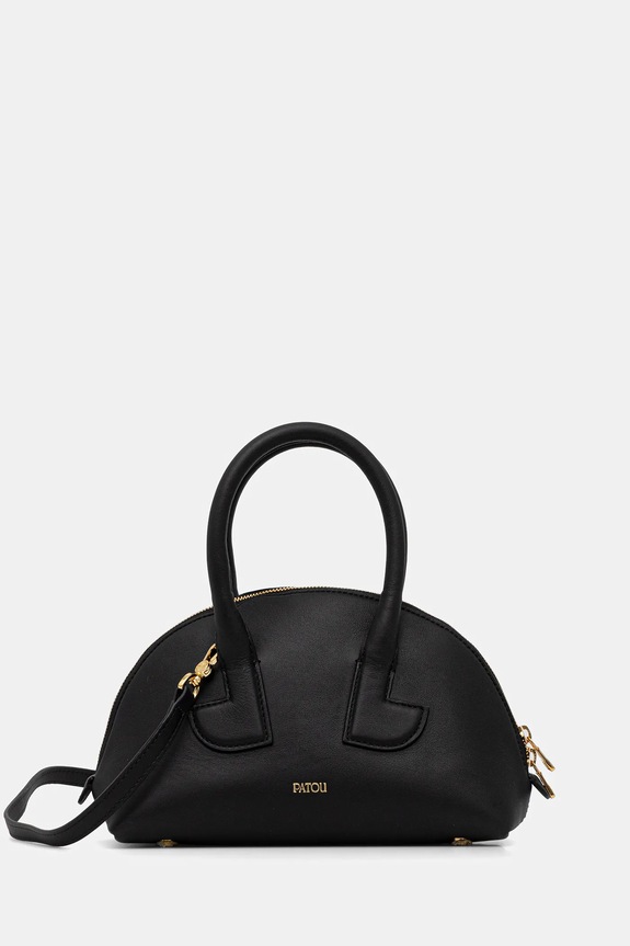 Patou borsa a mano in pelle semplice nero BA0195000