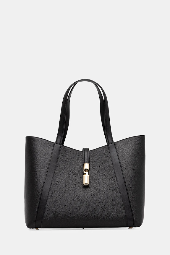 Kožená kabelka Furla přírodní kůže černá WB01788.BX3353.O6000