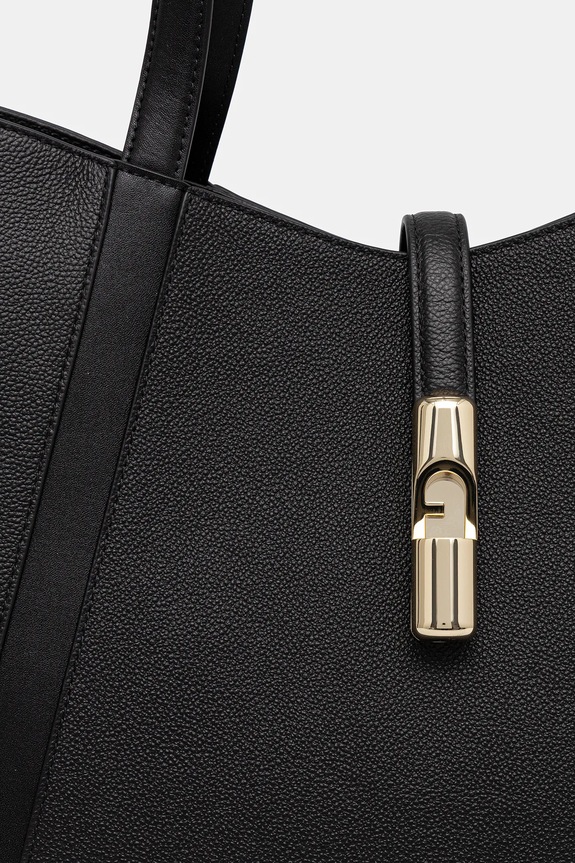 Kožená kabelka Furla černá WB01788.BX3353.O6000