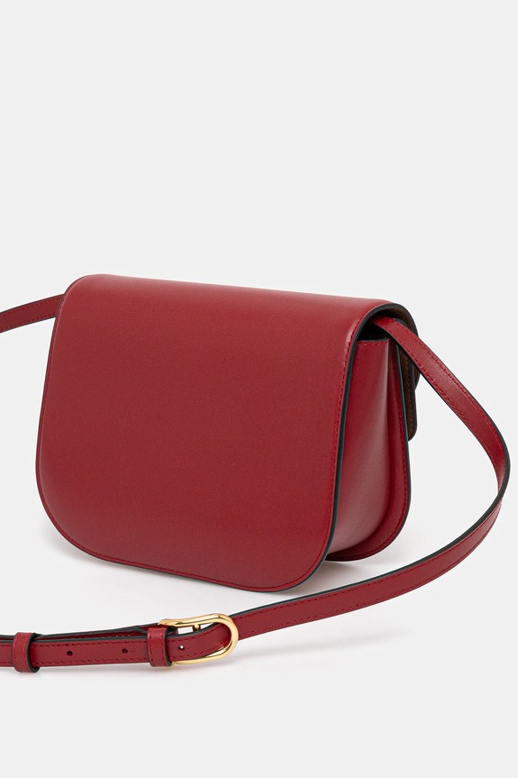 Akcesoria Furla torebka skórzana WB01355.BX0428.4021S bordowy