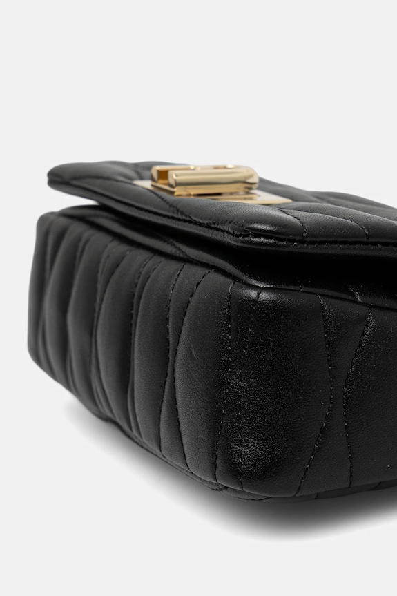 Δερμάτινη τσάντα Furla μαύρο WE00735.BX3221.O6000