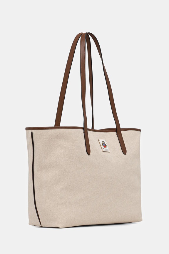Torba Bally WAE07I bež AW25