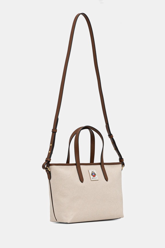 Torba Bally WAE07J bež AW25