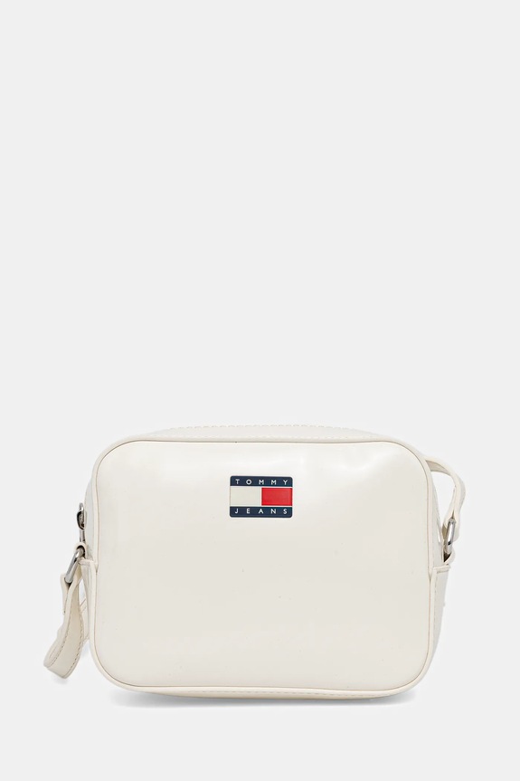 Tommy Jeans torebka aplikacja beżowy AW0AW17864