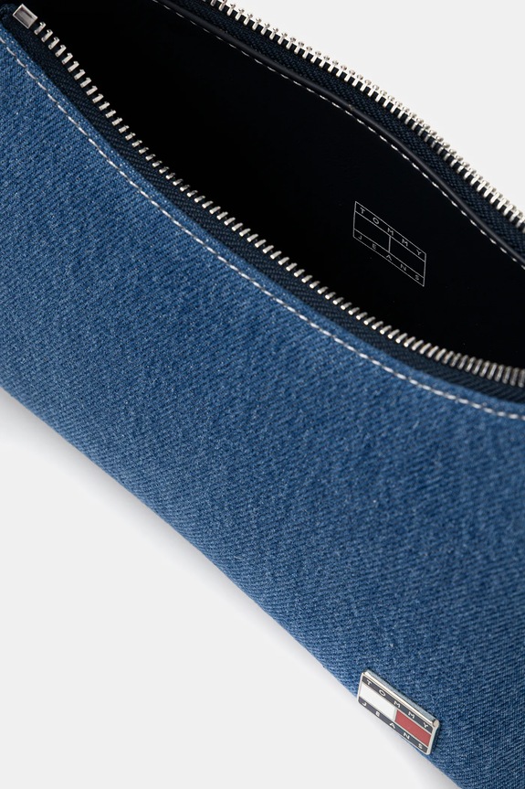 Τζιν τσάντα Tommy Jeans AW0AW17877 μπλε