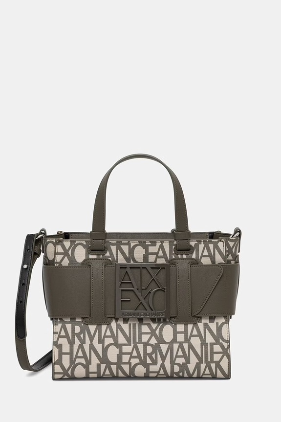 Armani Exchange poșetă nu incape in A4 verde 942690.3F742