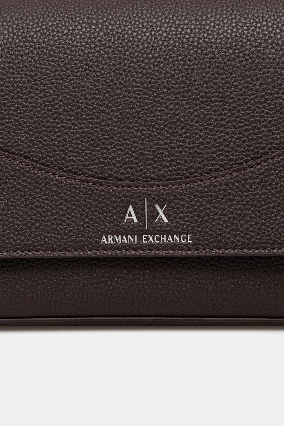 Akcesoria Armani Exchange listonoszka damska z imitacji skóry 942912.CC783. brązowy