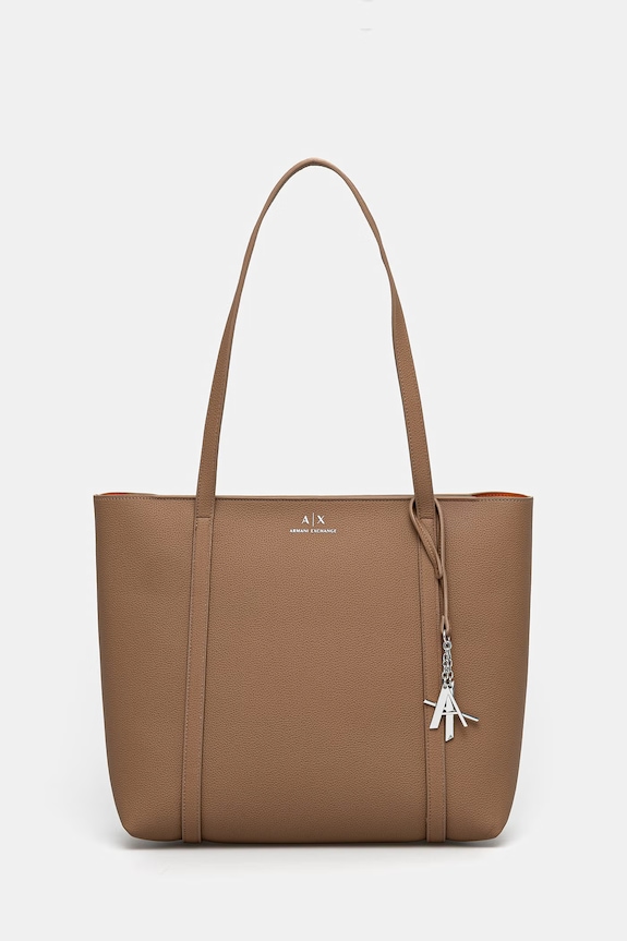 Armani Exchange torebka mieści A4 brązowy 942930.CC726.