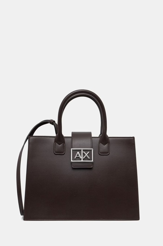 Armani Exchange crossbody torba za žene smeđa XW000305.AF12039.