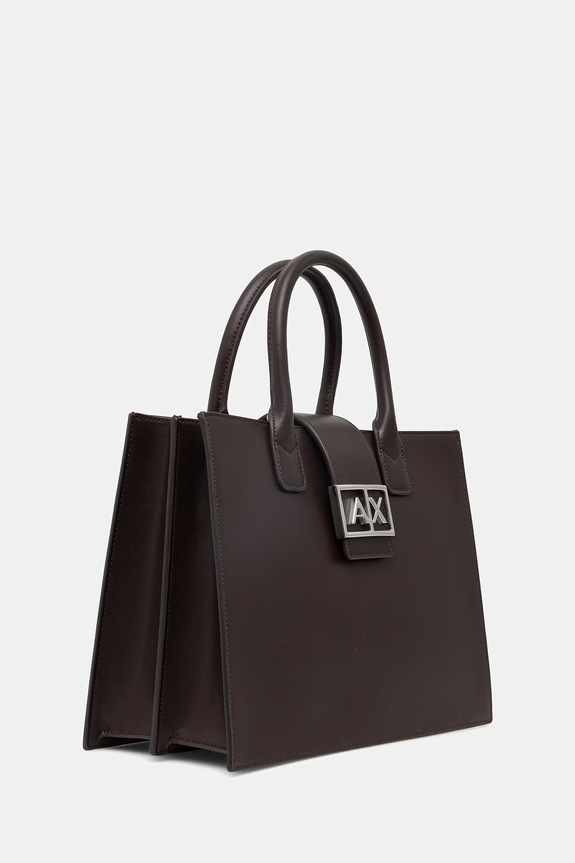 Armani Exchange crossbody torba za žene XW000305.AF12039. smeđa SS26