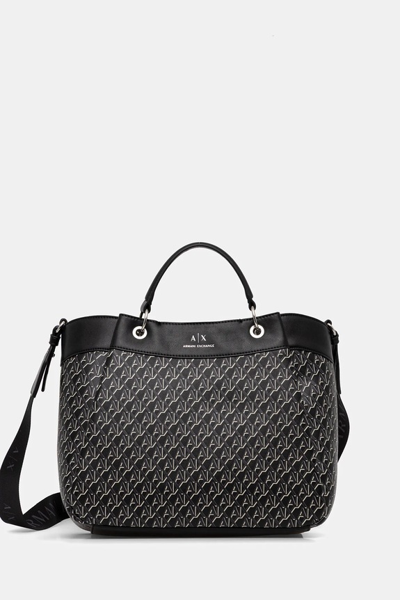 Kabelka Armani Exchange vzorovaný čierna XW000954.AF17145