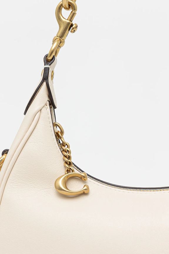 Kožna torba Coach Jonie 22 bež CBG16